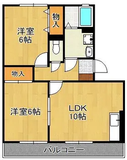 エトワール嵐山【2階】の間取り
