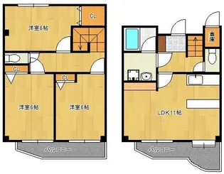 福岡県北九州市小倉南区守恒2丁目【一戸建】の間取り