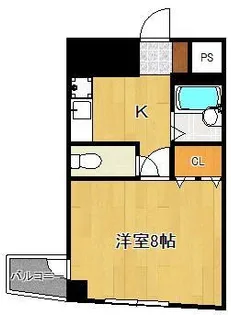 ギャラン北方【2階】の間取り