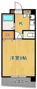 ギャラン北方【3階】の間取り