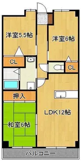 3LDKの間取り画像