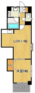 KSK嵐山コアビル【6階】の間取り