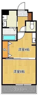 CROSS WAVE嵐山【2階】の間取り