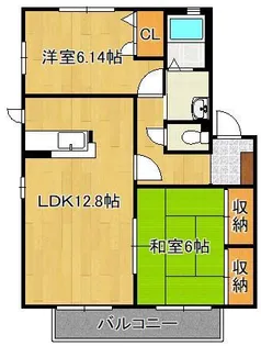 咲ら坂 E棟【1階】の間取り