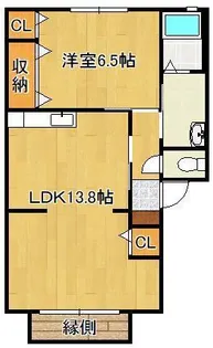 咲ら坂Hi! I棟【1階】の間取り