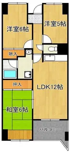 ベルデェ守恒【3階】の間取り