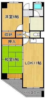ベルデェ守恒【4階】の間取り