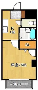 コーポ川口【2階】の間取り