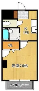 コーポ川口【2階】の間取り