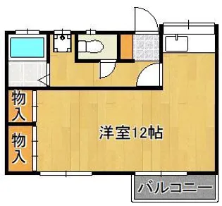 フレンドリー企救丘【2階】の間取り