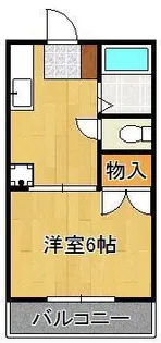 ロマネスクもりつね【1階】の間取り