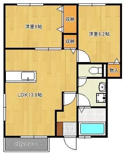 ロジュマン・エル【1階】の間取り