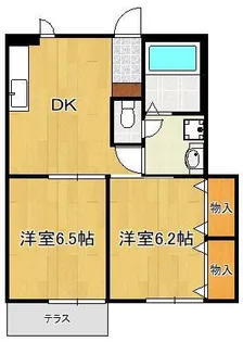 メゾン・ド・エスポワール【1階】の間取り