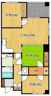 フォロ・ロマーノ【3階】の間取り