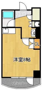 ニューサンリバー6番館【6階】の間取り