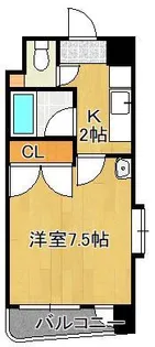 ニューサンリバー6番館【2階】の間取り