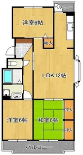 プレジデントタカヤ3【4階】の間取り