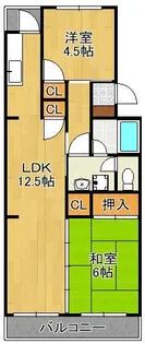 プレジデントタカヤ【1階】の間取り