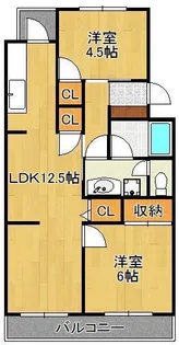 プレジデントタカヤ【2階】の間取り