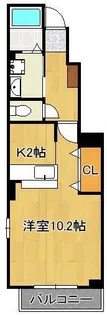 メゾン ド TAKE【1階】の間取り