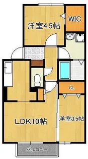 メゾングランモア【2階】の間取り