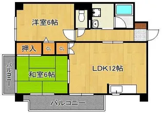 ケイジュカンⅠ【7階】の間取り