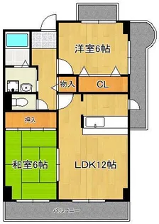 メゾンドプラム嵐山【4階】の間取り