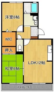 リバーフィールドⅡ【2階】の間取り
