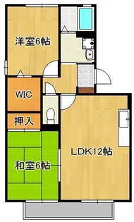 リバーフィールドⅡ【1階】の間取り
