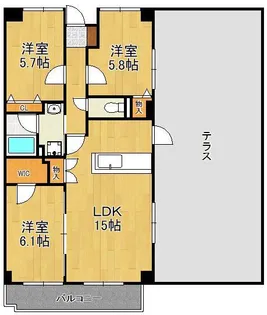 Merveille Ishida【6階】の間取り