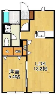 グランディール愛3【2階】の間取り