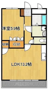 ライトニングエクセレンス【2階】の間取り