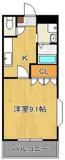 アメニティ徳力【1階】の間取り