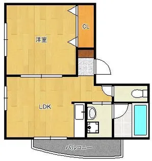 Studie MORITSUNE【3階】の間取り