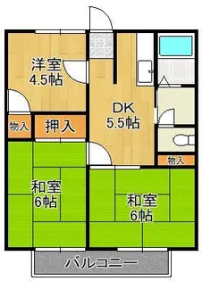 コーポラス栄【2階】の間取り