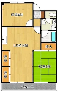 小倉南センタービル【3階】の間取り