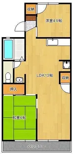 セジュール守恒 A棟【2階】の間取り