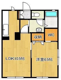 アクシア南若園【1階】の間取り