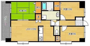 3LDKの間取り画像