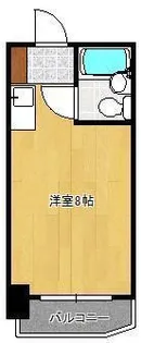 シンコー北九大前スカイマンション【3階】の間取り