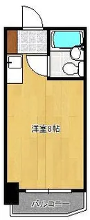 シンコー北九大前スカイマンション【4階】の間取り