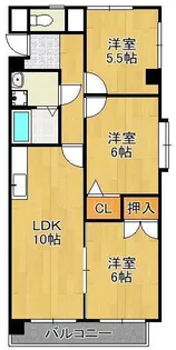 デア クエール【2階】の間取り