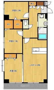 ファミール守恒【5階】の間取り