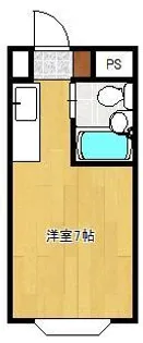 PLEAST北九大前【5階】の間取り