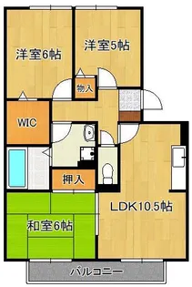 コンフォールⅡ番館【2階】の間取り