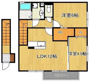 ザ スタンド ロック【2階】の間取り