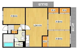 アベニュー守恒【5階】の間取り