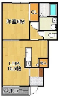 コンフォート秋桜【1階】の間取り