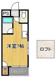 リバーサイドハウス【1階】の間取り