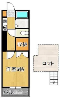 AC城野【1階】の間取り